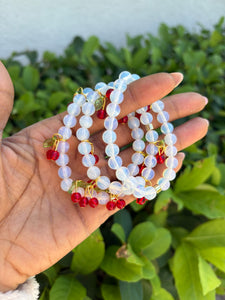 Cherry Blossom w| Opal Beads Set