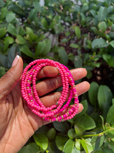Peachin’ Pink Anklets