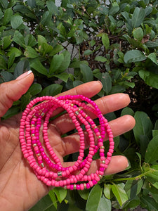 Peachin’ Pink Anklets