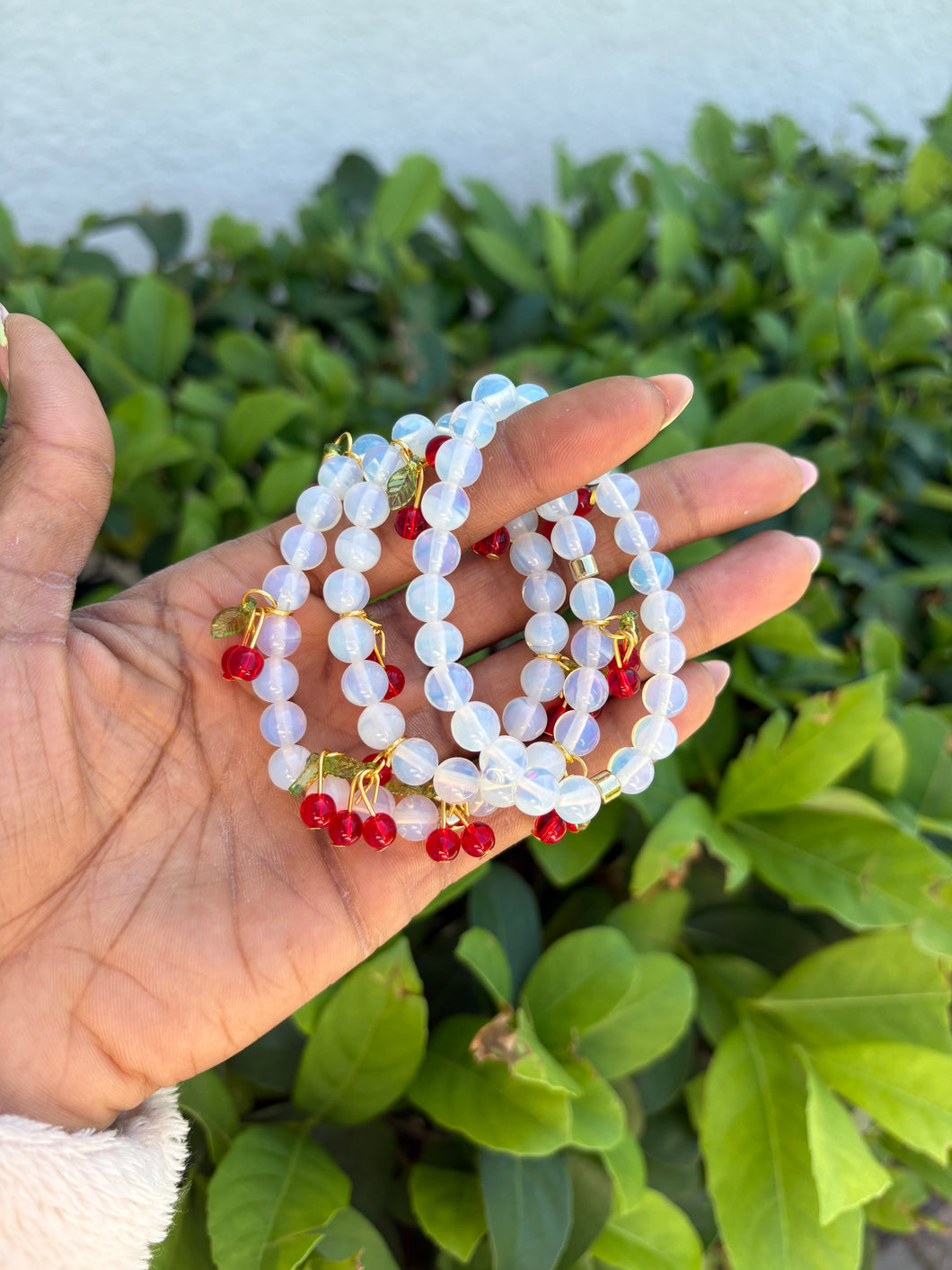Cherry Blossom w| Opal Beads Set