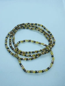 Neutral Waist Bead & Matching Anklet