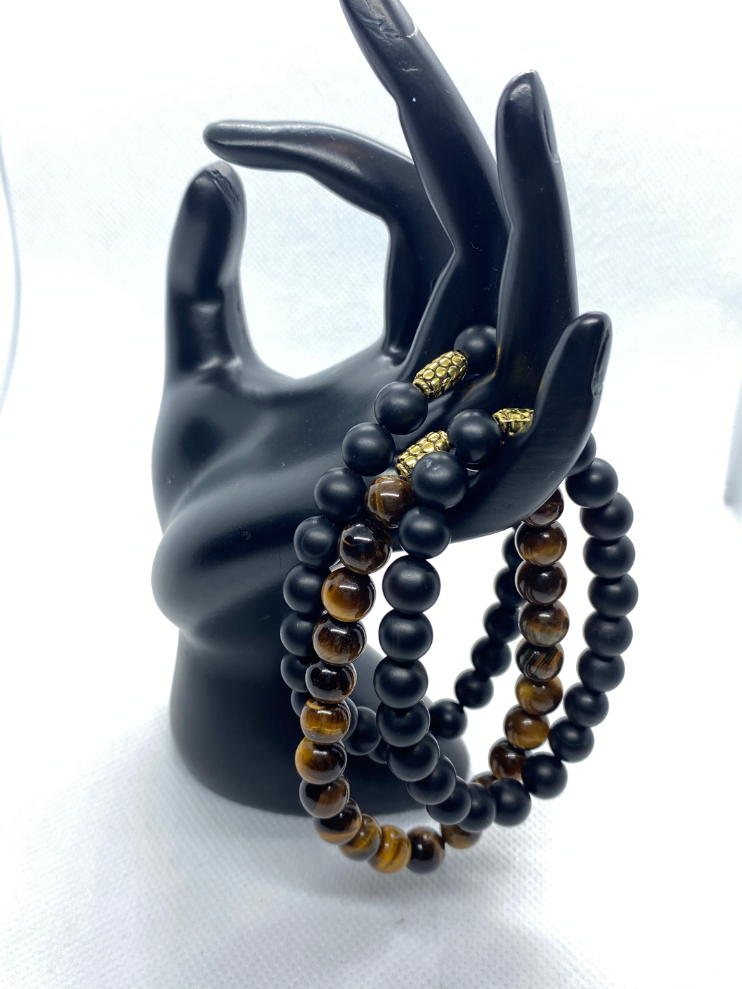 Tiger Eye & Black Matte Set