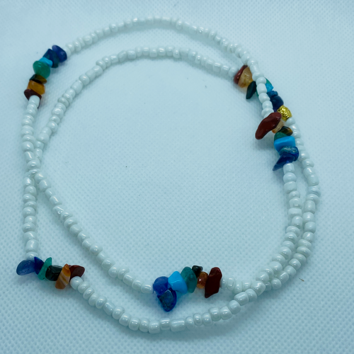 White Chakra Waist Beads