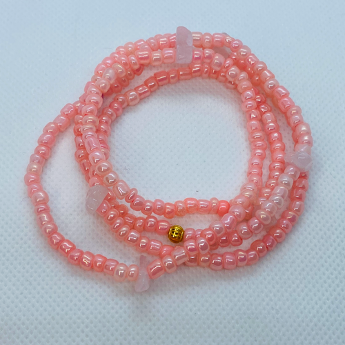Rose Quartz Waist Beads