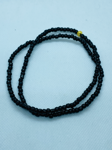 Black Waist Bead