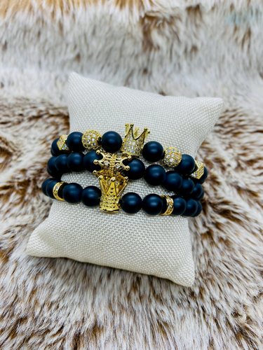 BLACK KING/QUEEN SET