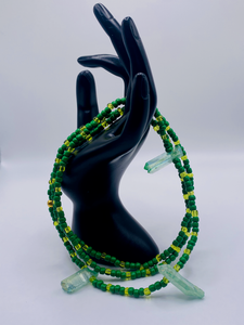 Green Waist Beads