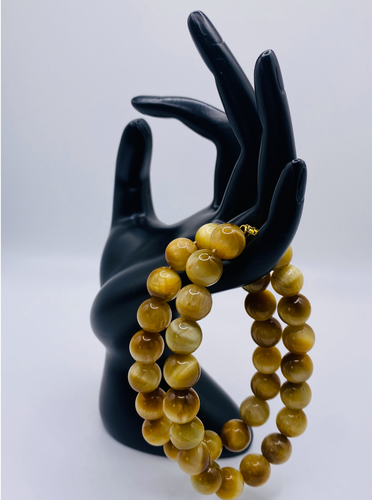 Yellow Cat Eye Beads