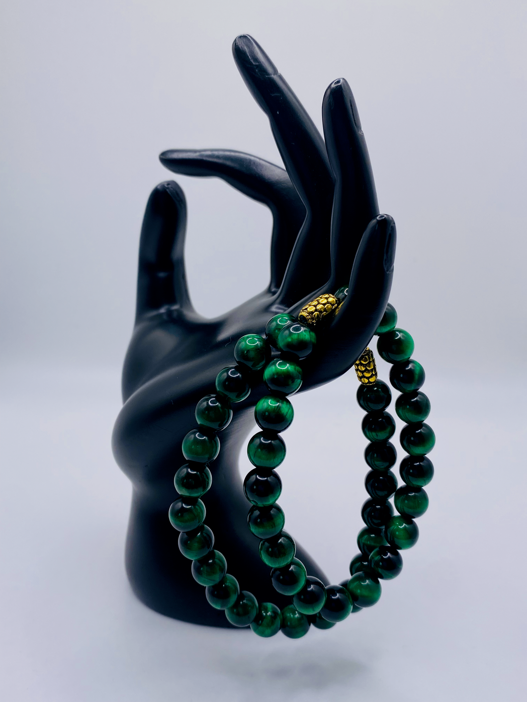 Green Tiger Eye Beads
