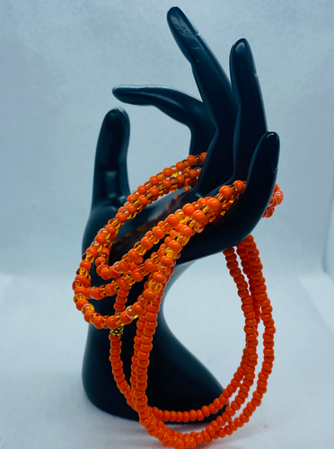 Orange Waist Beads