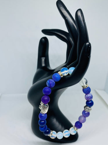Purple & Opal Bracelet