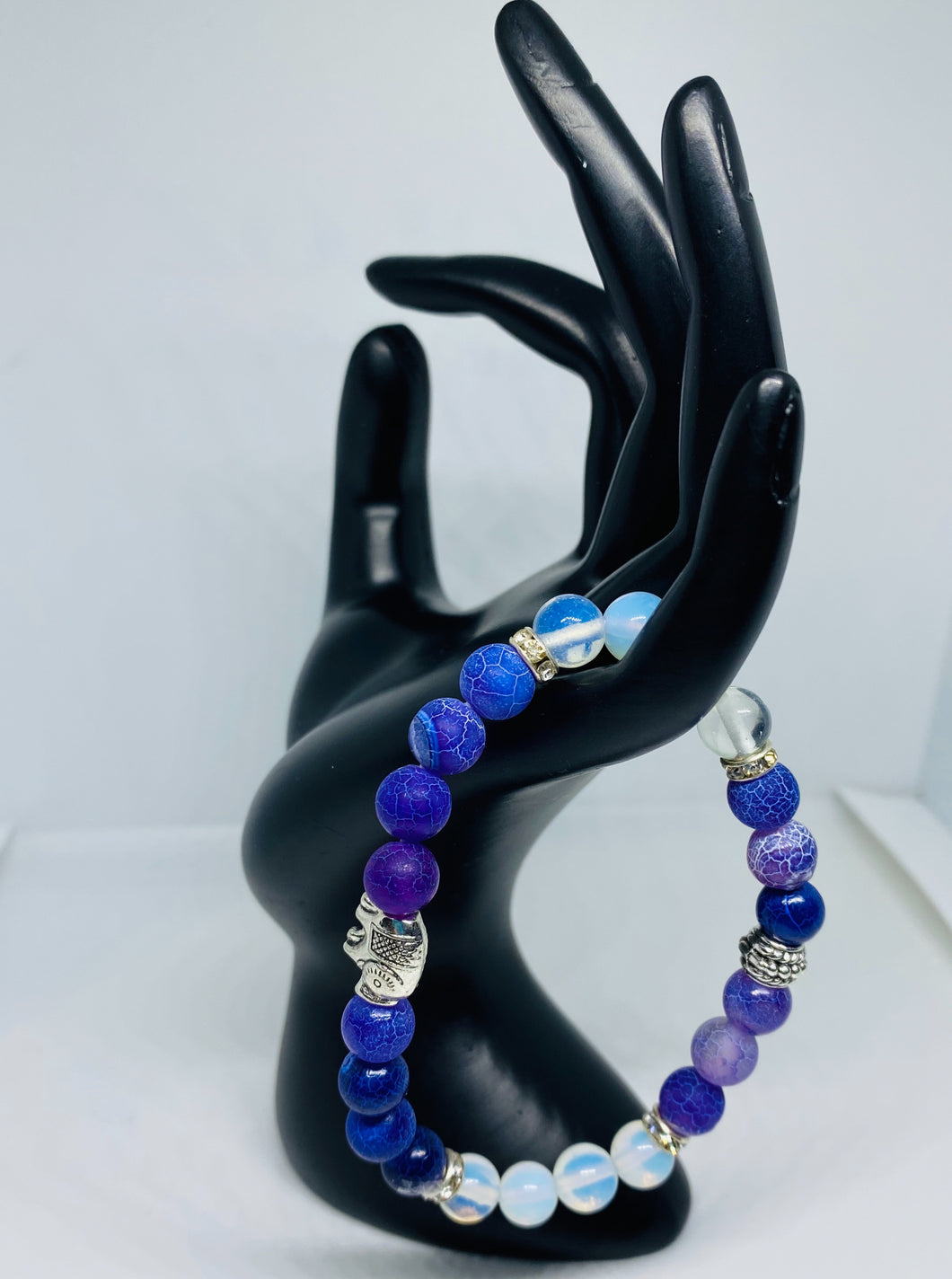 Purple & Opal Bracelet