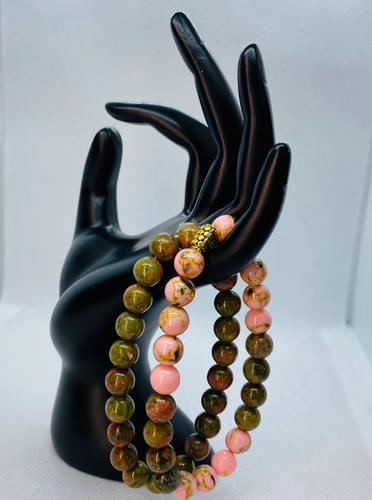 Unakite & Pink Turquoise