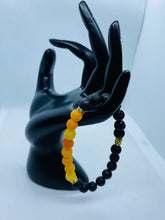 Load image into Gallery viewer, Red Turquoise &amp; Black Lava Beads